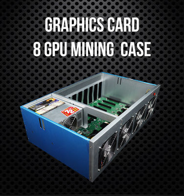 Mesin Rig Penambangan GPU Ethereum 8pcs dengan Notebook DDR3 4GB